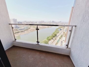 Balcony in 1 BHK Apartment at Duville Riverdale Suites, Kharadi – for Rent
