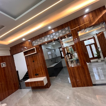 Living Room in 3 BHK Builder Floor at Raj Street 45, Wave City – for Sale