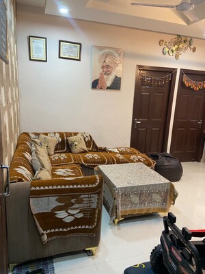 Living Room in 3 BHK Apartment at Dhakoli – for Sale