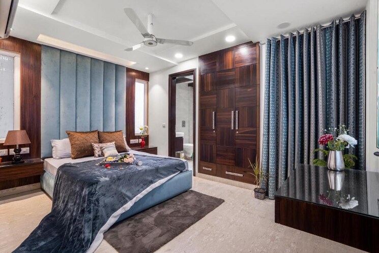 Bedroom, vasant vihar 3 Bedroom 250 Sq.Yd. Builder Floor In Vasant Vihar Delhi 9014974