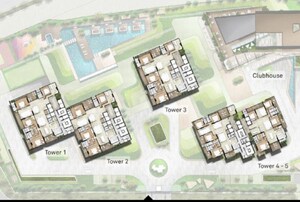 Master Plan in 4 BHK Apartment at SAS Crown, Kokapet – for Sale