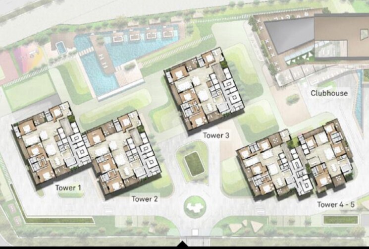 Master Plan, sas-crown 4 Bedroom 6565 Sq.Ft. Apartment In Kokapet Hyderabad 9015049