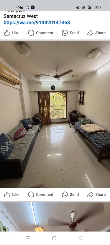 Living Room in 1 BHK Apartment at Triveni CHS Malad West, Malad West – for Rent