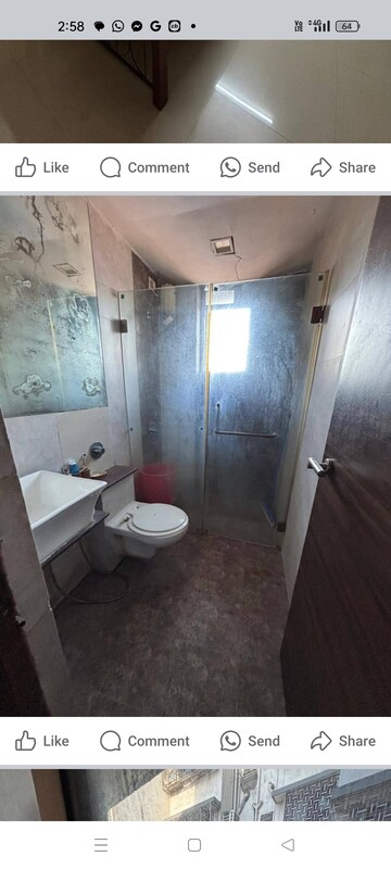 Bathroom in 1 BHK Apartment at Aman CHS Malad East, Malad East – for Rent