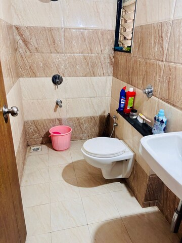 Bathroom in 2 BHK Apartment at Karan Goldcoast, Bavdhan – for Rent