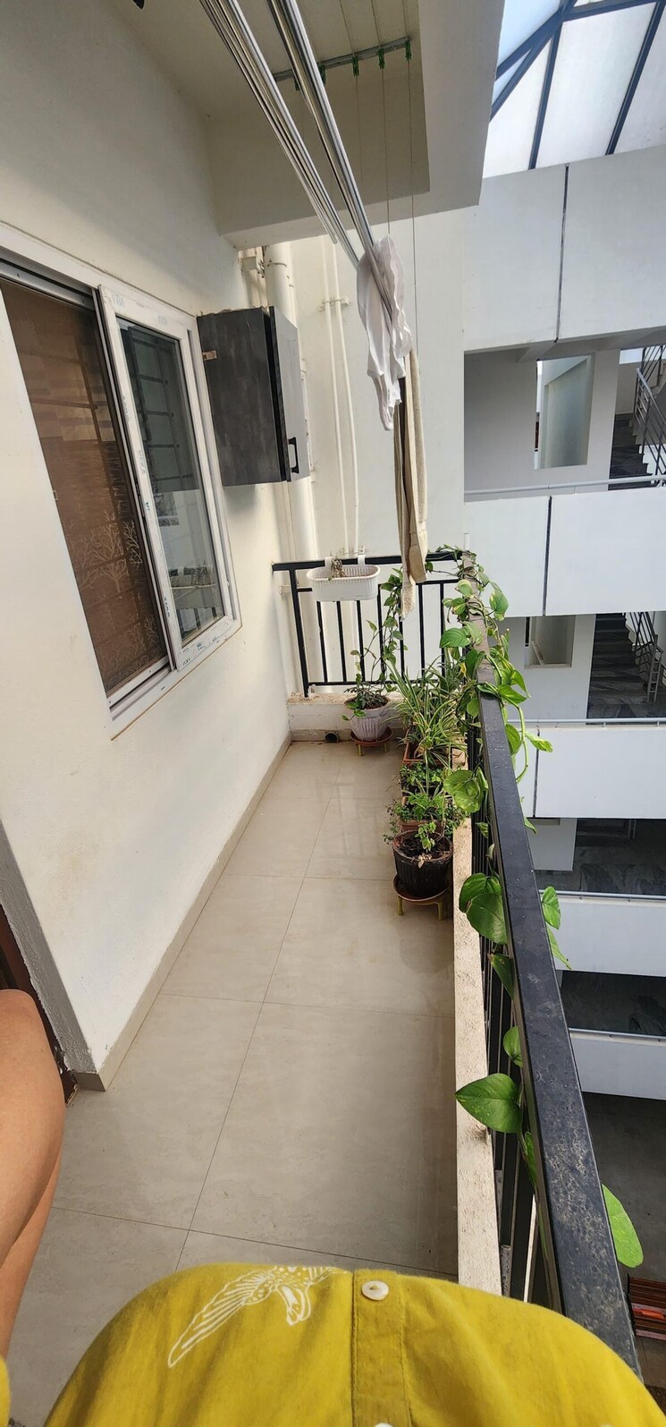 Balcony, shrishti-enclave 2 Bedroom 1163 Sq.Ft. Apartment In Thanisandra Main Road Bangalore 9015185