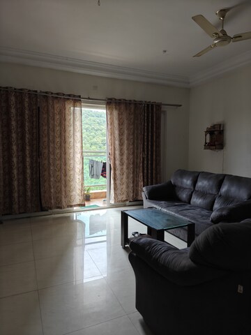 Living Room in 3 BHK Apartment at Megapolis Sangria Towers, Hinjewadi – for Rent