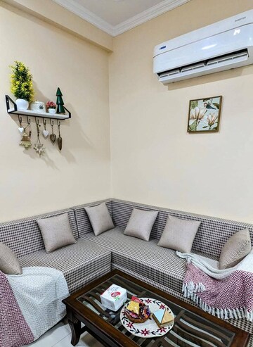 Living Room in 1 BHK Apartment at Saket – for Rent