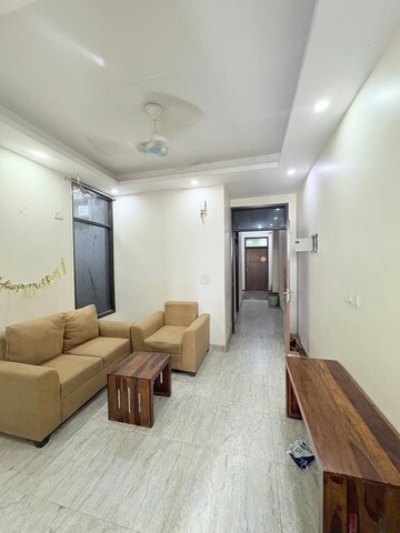Living Room in 1 BHK Apartment at Freedom Fighters Enclave – for Rent