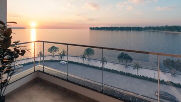 Balcony in 3 BHK Apartment at Marine Drive – for Sale