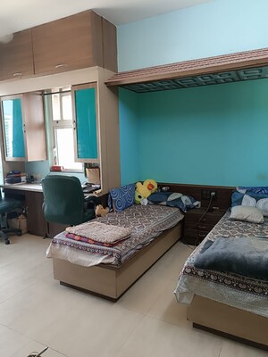 Living Room in 3 BHK Apartment at One Hiranandani Park, Ghodbunder Road – for Sale