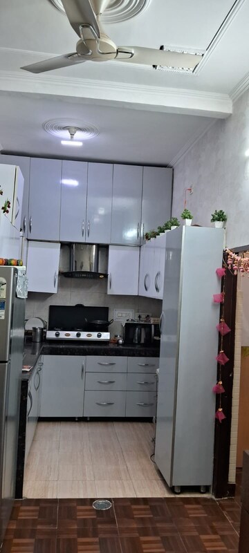 Kitchen in 2 BHK Builder Floor at Dhakoli – for Rent