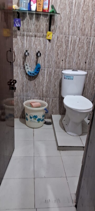 Bathroom in 2 BHK Builder Floor at Dhakoli – for Rent