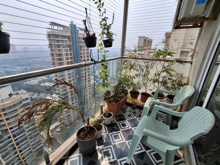 Balcony, juhi-serenity 4 Bedroom 1800 Sq.Ft. Apartment In Ghansoli Navi Mumbai 9015509