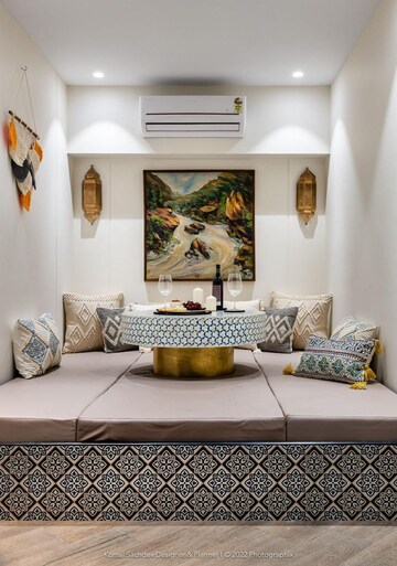 Living Room in 4 BHK Apartment at Juhi Serenity, Ghansoli – for Sale