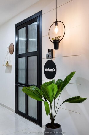 Staircase in 4 BHK Apartment at Juhi Serenity, Ghansoli – for Sale