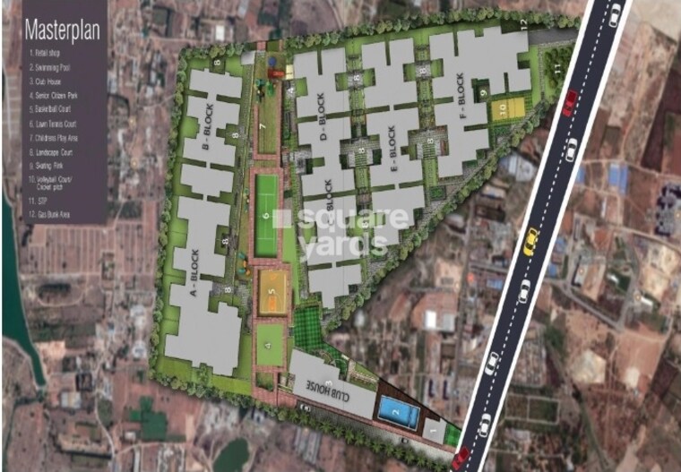 Master Plan, nr-windgates 2 Bedroom 1269 Sq.Ft. Apartment In Thanisandra Main Road Bangalore 9010493