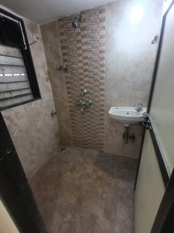 Bathroom in 1 BHK Apartment at DGS Sheetal Dham, Vasai East – for Rent