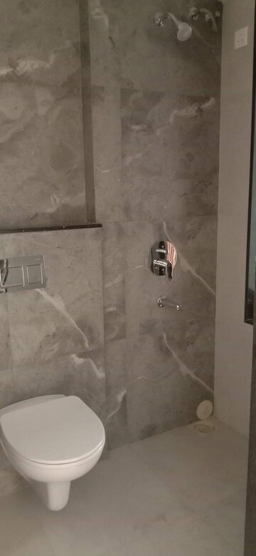 Bathroom in 1 BHK Apartment at MICL Aaradhya Highpark, Mira Road – for Rent