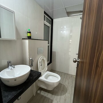 Bathroom in 1 BHK Apartment at JP North Alexa, Hatkesh Udhog Nagar – for Rent