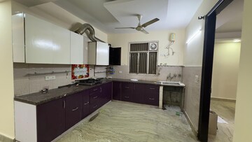 Kitchen in 3 BHK Builder Floor at Palm Residency Chhatarpur, Chattarpur – for Rent