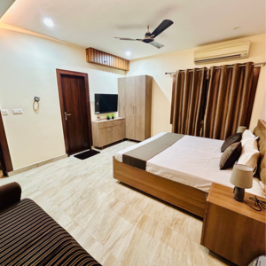 Living Room in 6 BHK Penthouse at LDA Parijaat Apartments, Gulzar Colony – for Sale