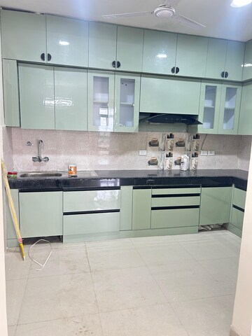 Kitchen in 3 BHK Apartment at Golf Green Apartments, Sector 19 Dwarka – for Rent
