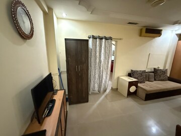 Living Room in 1 BHK Apartment at Sapphire Lakeside, Powai – for Rent