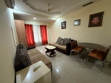 Living Room in 1 BHK Apartment at Sapphire Lakeside, Powai – for Rent