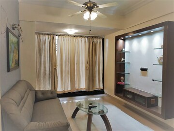 Living Room in 2 BHK Apartment at Lake Florence, Powai – for Rent