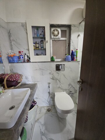 Bathroom in 2 BHK Apartment at Raheja Ridgewood, Goregaon East – for Rent
