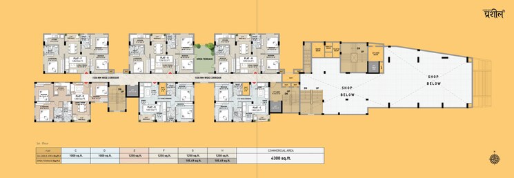 Master Plan, devidanga 2 Bedroom 1000 Sq.Ft. Apartment In Devidanga Siliguri 9015844