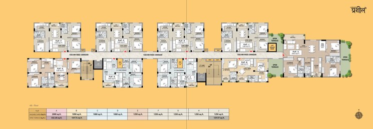 Master Plan, devidanga 2 Bedroom 1000 Sq.Ft. Apartment In Devidanga Siliguri 9015844