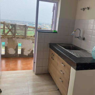 Kitchen in 3 BHK Apartment at Shiv Sai Ozone Park, Sector 86 – for Rent