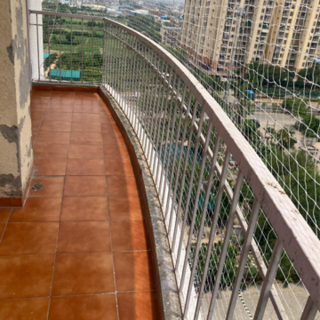 Balcony in 3 BHK Apartment at Shiv Sai Ozone Park, Sector 86 – for Rent