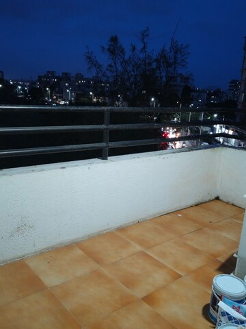 Balcony in 2 BHK Apartment at Krushnai Vihar, Pimple Gurav – for Rent