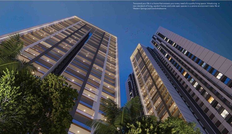 Exterior View, western-springs 3.5 Bedroom 3490 Sq.Ft. Apartment In Puppalaguda Hyderabad 9015870