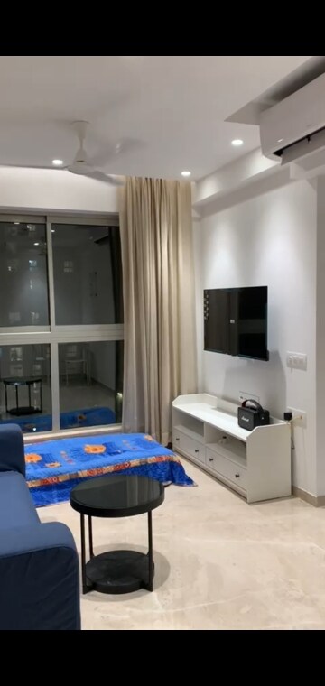 Living Room in 1 BHK Apartment at Hiranandani Regent Hill, Powai – for Rent