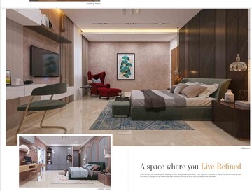 Living Room in 3.5 BHK Apartment at Western Springs, Puppalaguda – for Sale