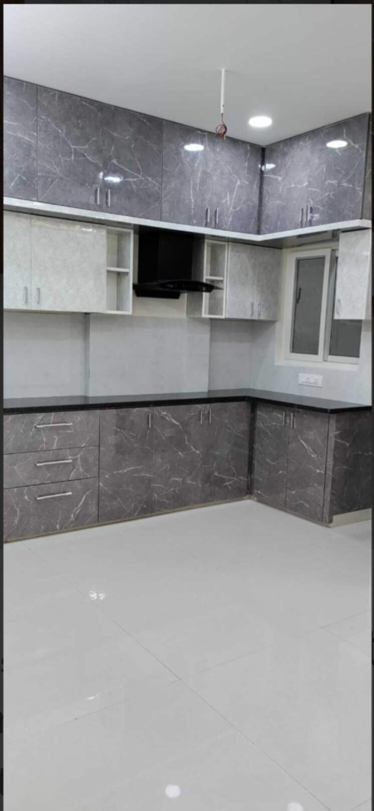 Kitchen, hpr-lakefront 2 Bedroom 1376 Sq.Ft. Apartment In Hafeezpet Hyderabad 9016009