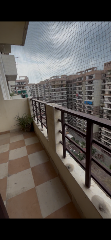 Balcony in 3 BHK Apartment at Vasu Fortune Residency, Raj Nagar Extension – for Rent