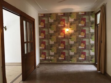 Living Room in 3 BHK Builder Floor at Panchsheel Park – for Rent