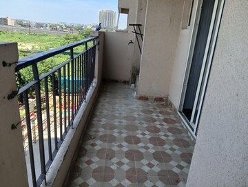 Balcony in 2 BHK Apartment at Landcraft Golflinks Plaza, Pandav Nagar – for Rent