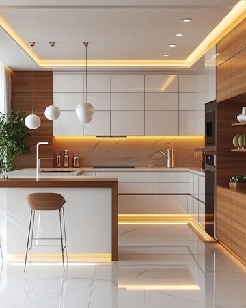 Kitchen in 3.5 BHK Apartment at Sector 12 Dwarka – for Rent