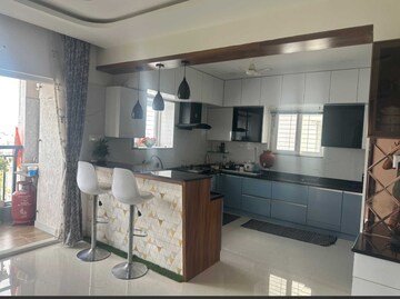 Kitchen in 3 BHK Apartment at Pranit Galaxy Apartments, Kondapur – for Rent