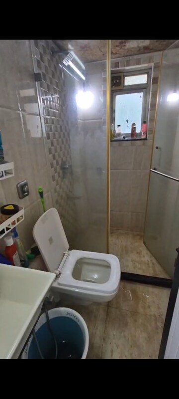 Bathroom in 1 BHK Apartment at Padmavati Palace, Vile Parle East – for Rent