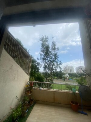 Balcony in 1 BHK Apartment at Sanskriti Housing Society, Wakad – for Sale