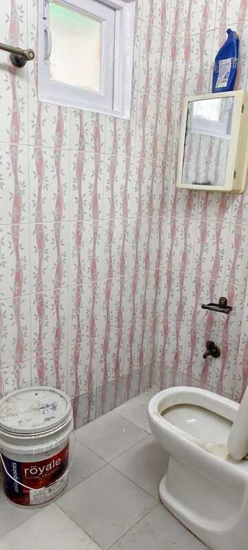 Bathroom in 2 BHK Builder Floor at Lajpat Nagar – for Rent
