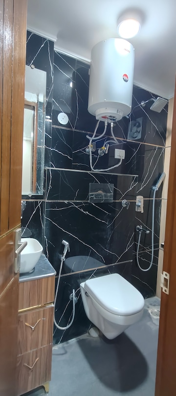 Bathroom in 1 BHK Apartment at Chattarpur – for Rent