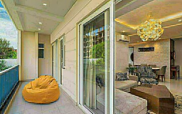 Balcony in 3 BHK Apartment at Motia Blue Ridge, Dhakoli – for Sale